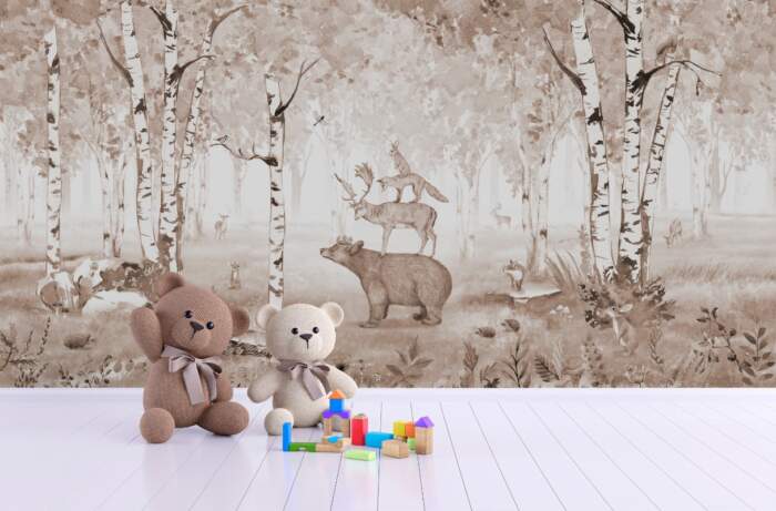 Bear King - Brown Room Scene Bear King - Brown Room Scene