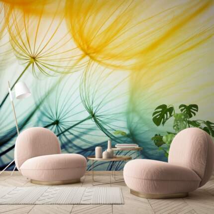 Dandelion seed in golden sunlight_39695958-1