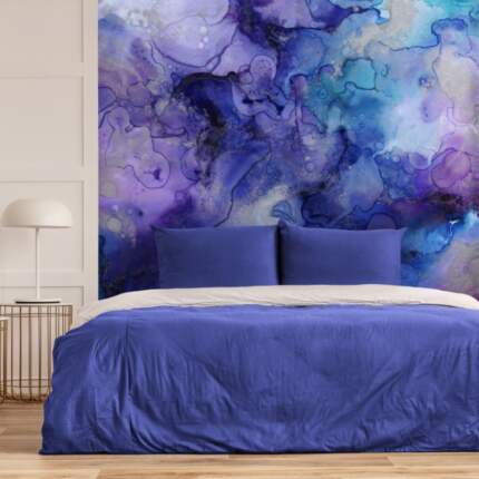 Ink Background Swirl Blue Purple Abstract-2229457-1