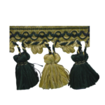 FRINGES 1835 TASSEL FRINGES 65mm -Per Meter Color No : 7146