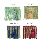 BULLION FRINGES 2688 85mm - Per Meter Color : 78