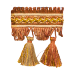 FRINGES G407 BRAID WITH FRINGES 95mm - Per Meter Color No : 20