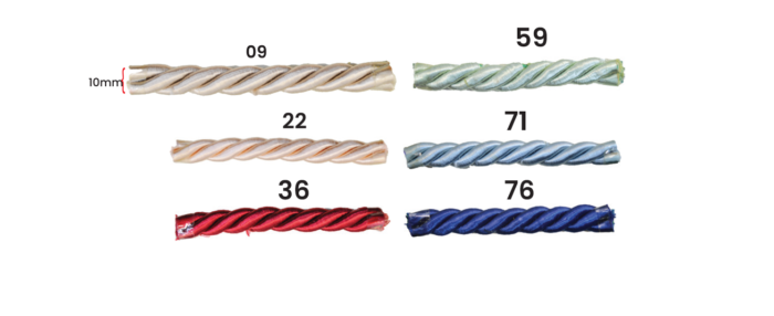 LIPCORD201612010mmpng LIPCORD 161 10mm - Per Meter Color : 09 - Image 1