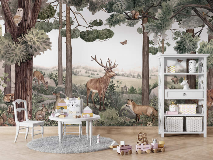 Forest Jive - Table and cabinet Forest Jive - Table and cabinet
