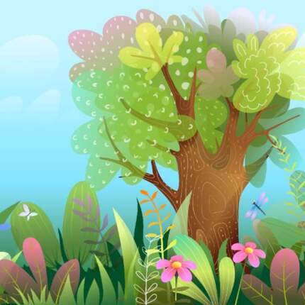 Forest20Fairytale20Big20Tree20Colorful20Leaves20Flowers20Children20Forest20Woods20Jungle20189026199.jpg