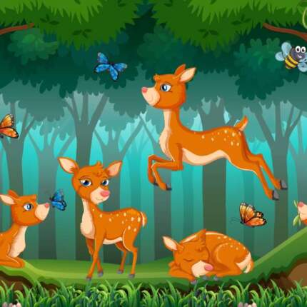 Forest20Scene20With20Deers20Jumping20Illustration20183613542.jpg