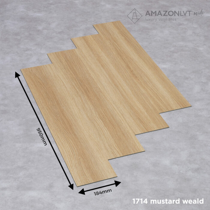 AMZ Midi Plank 1714 Mustard Weald - Image 2