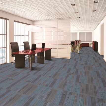 Modern office with computers interior 3d Modern office with computers interior 3d