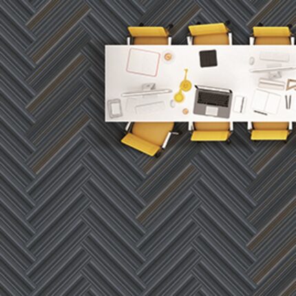 Top view office room wooden floor background