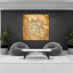Canvas Print - Maps 1010